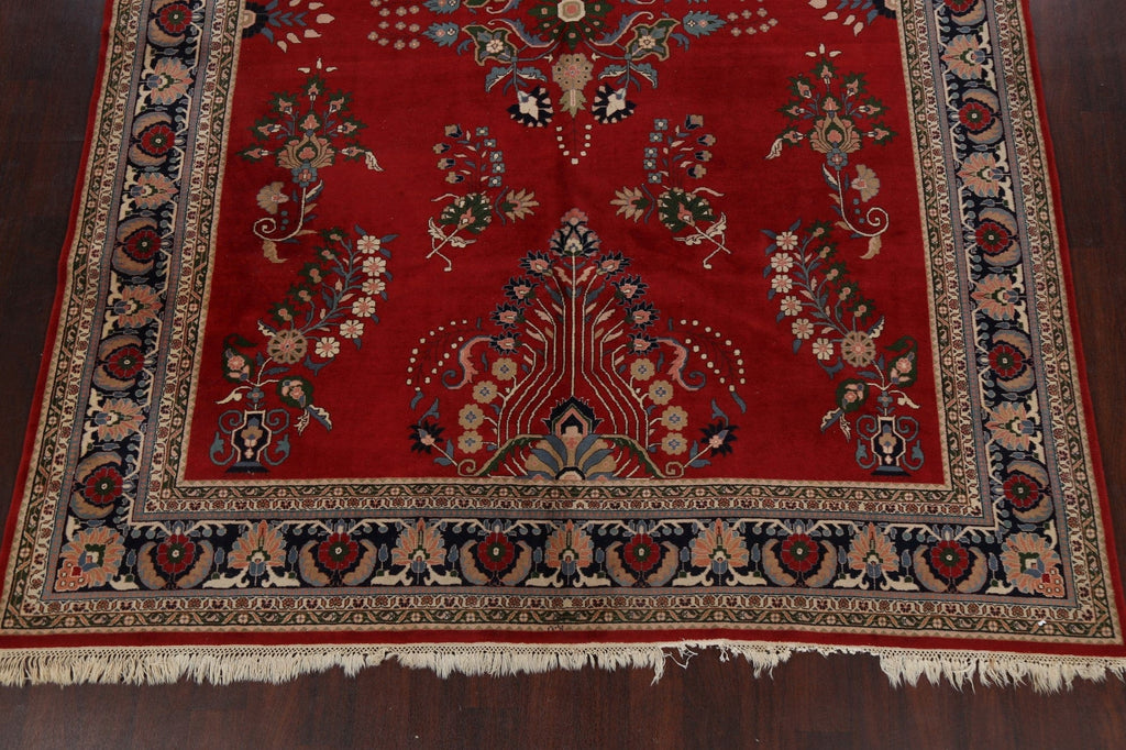 Floral Red Agra Oriental Area Rug 9x12