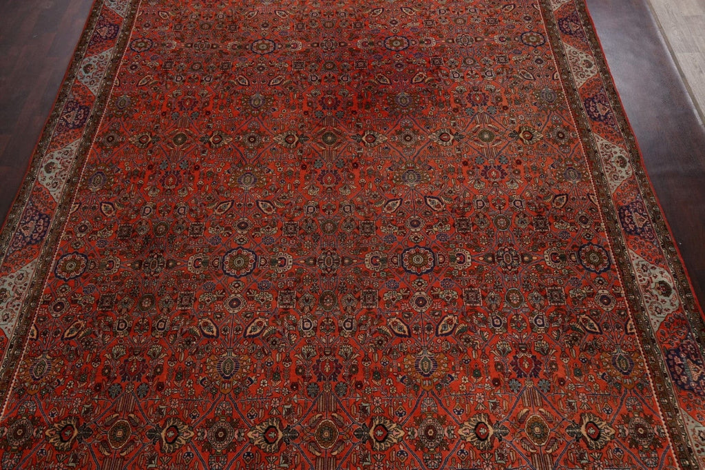 100% Vegetable Dye Floral Bidjar Persian Area Rug 11x15