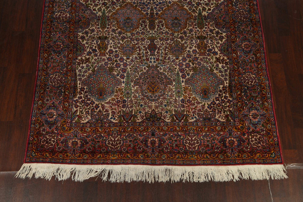 Masterpiece Pre-1900 Antique Vegetable Dye Kerman Persian Area Rug 8x18