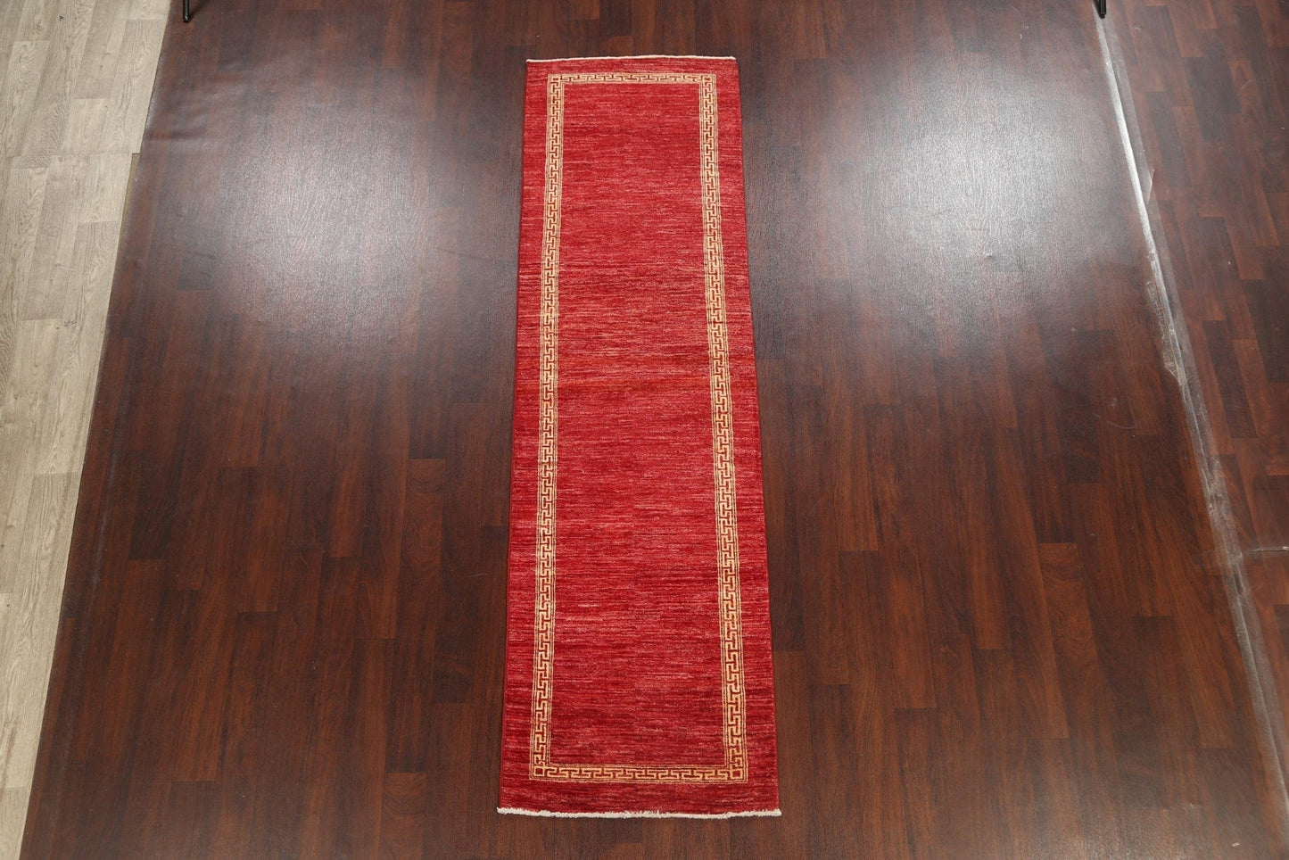 Contemporary Gabbeh Kashkoli Oriental Runner Rug 3x9