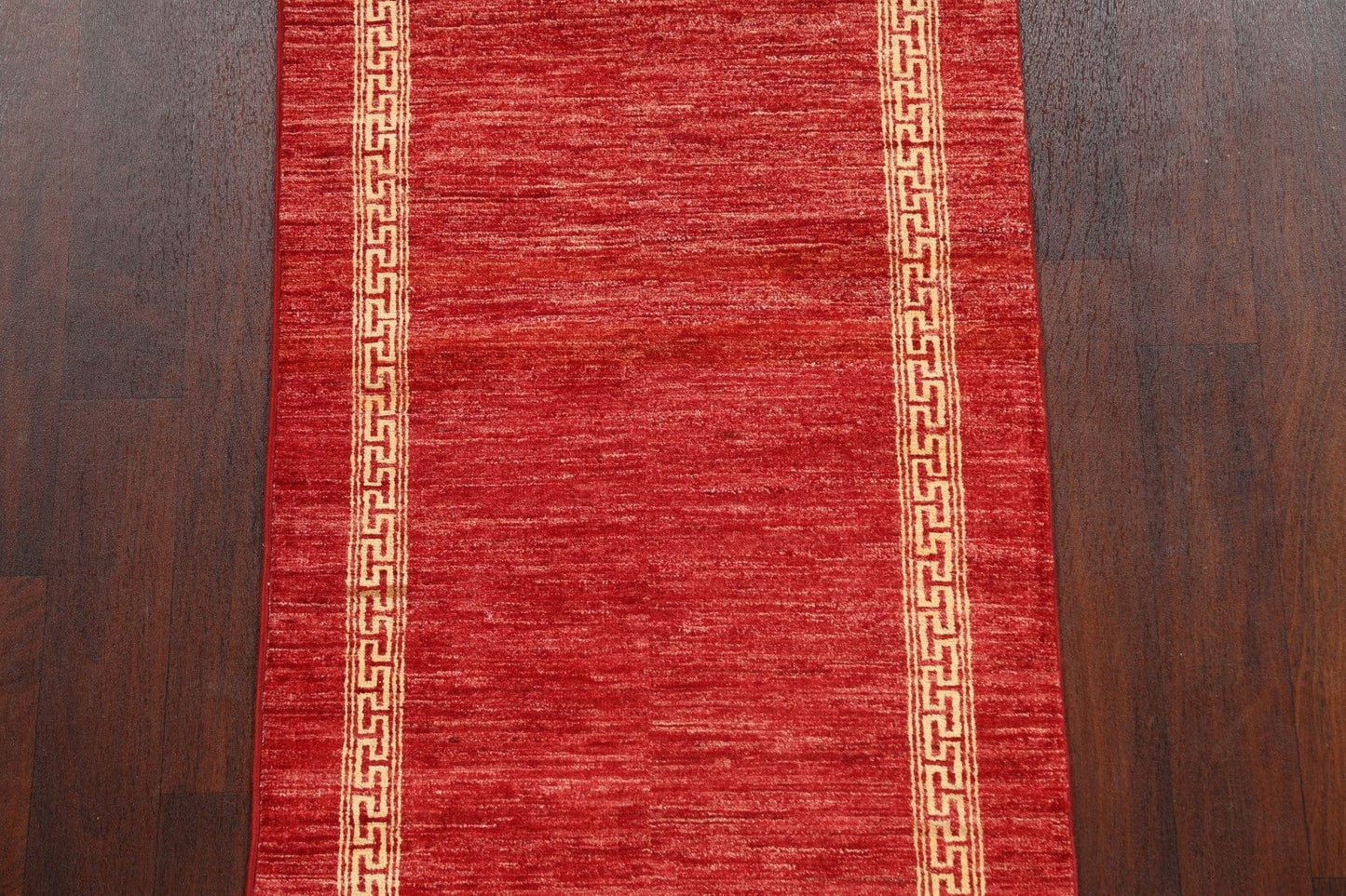 Contemporary Gabbeh Kashkoli Oriental Runner Rug 3x9