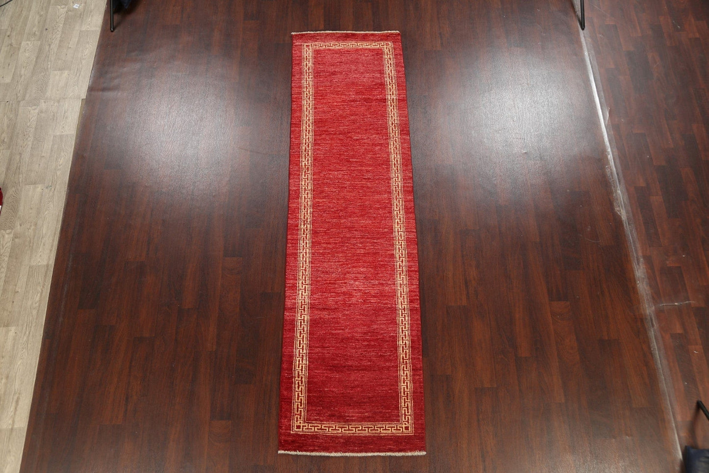 Contemporary Gabbeh Kashkoli Oriental Runner Rug 3x10