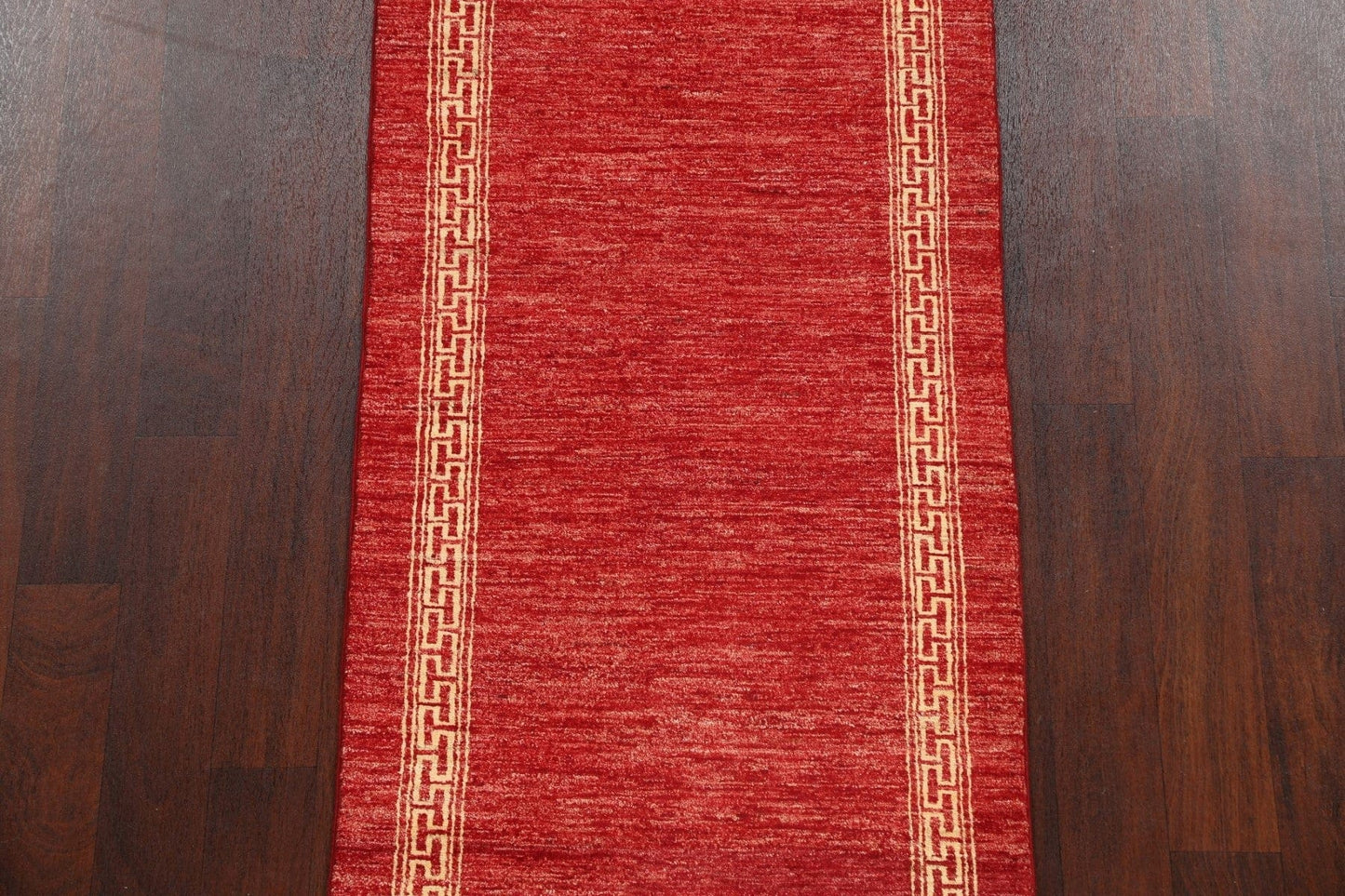 Contemporary Gabbeh Kashkoli Oriental Runner Rug 3x10