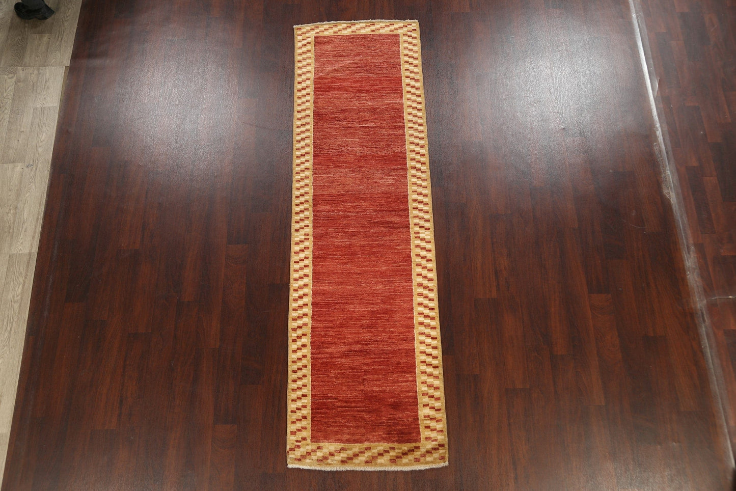 Contemporary Gabbeh Kashkoli Oriental Runner Rug 3x10