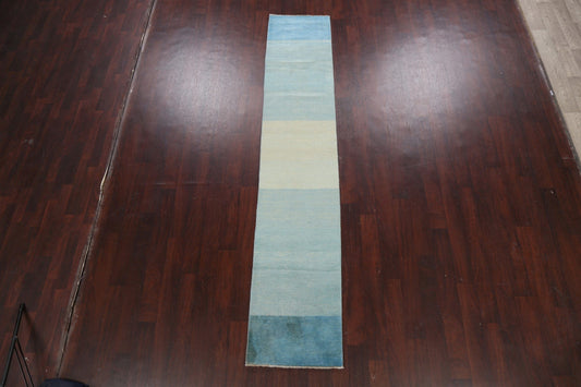 Abstract Modern Gabbeh Kashkoli Oriental Runner Rug 2x10