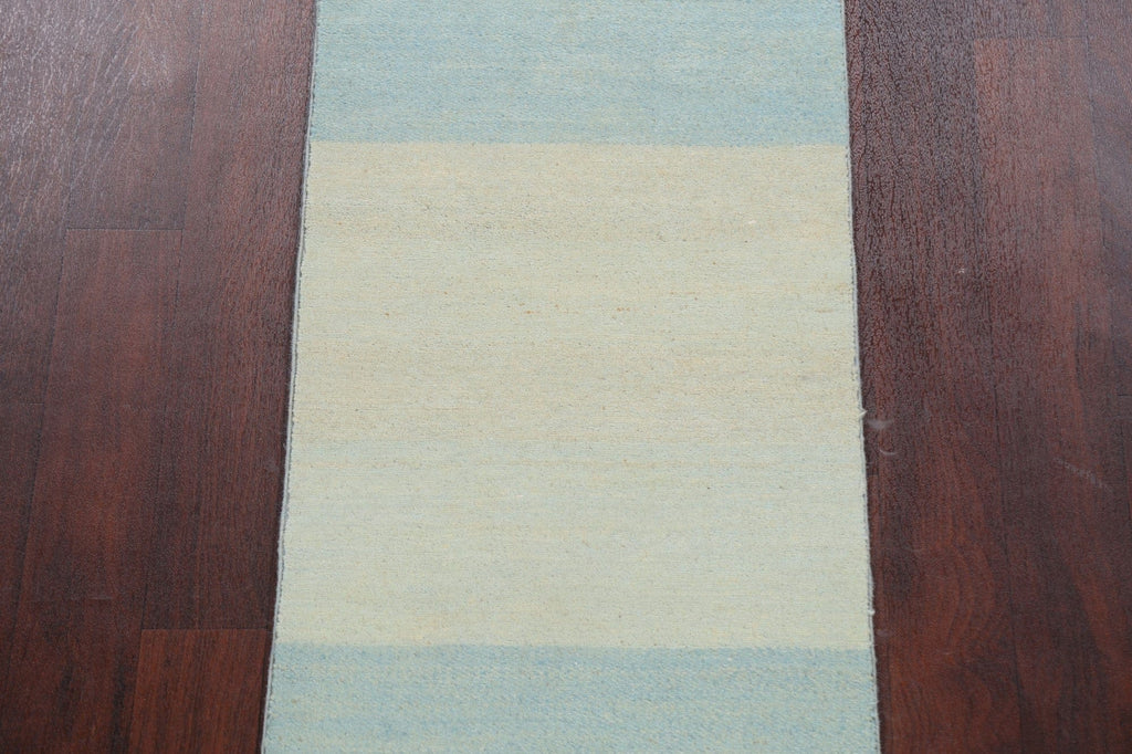 Abstract Modern Gabbeh Kashkoli Oriental Runner Rug 2x10