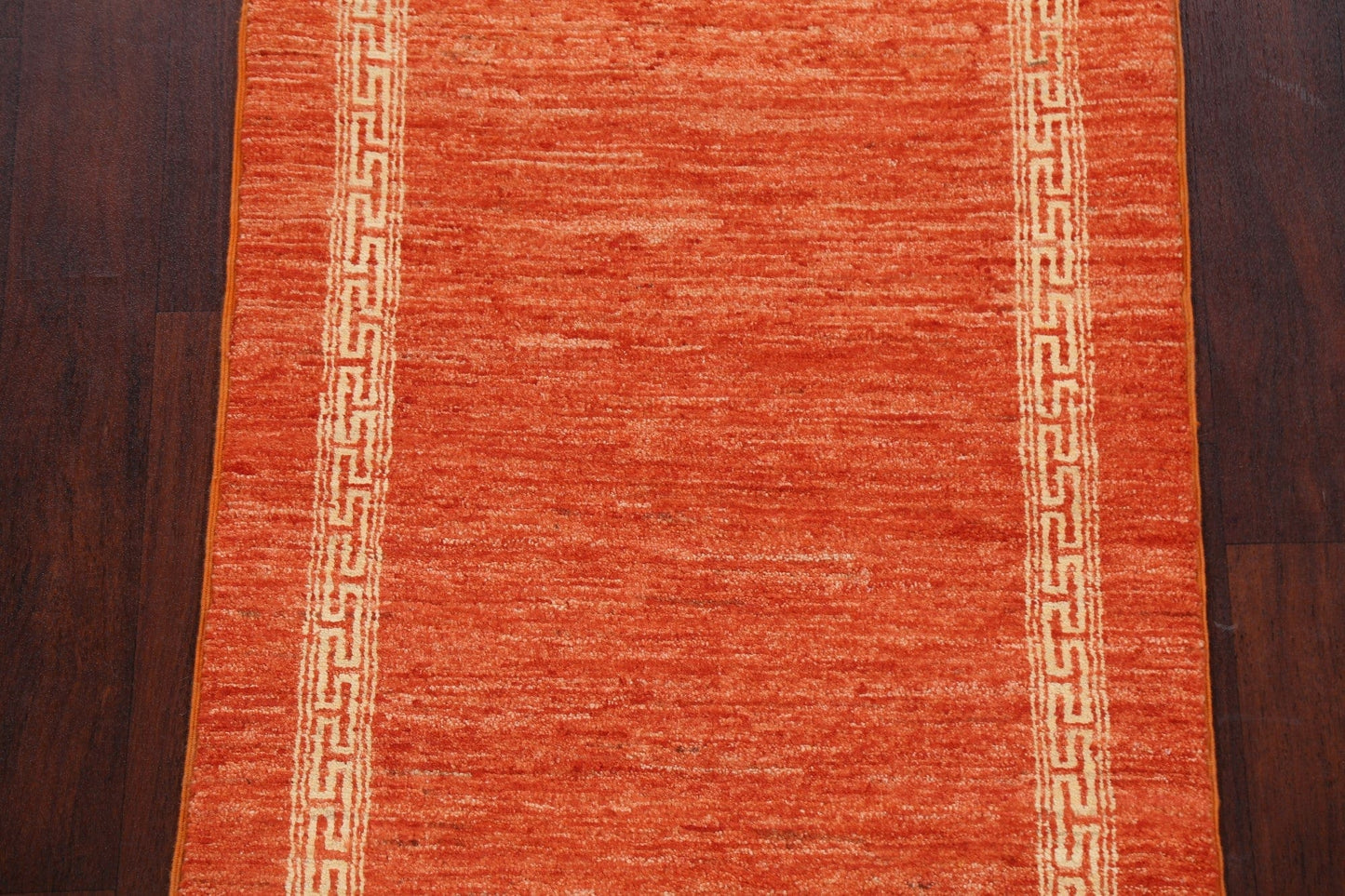 Contemporary Gabbeh Kashkoli Oriental Runner Rug 3x9