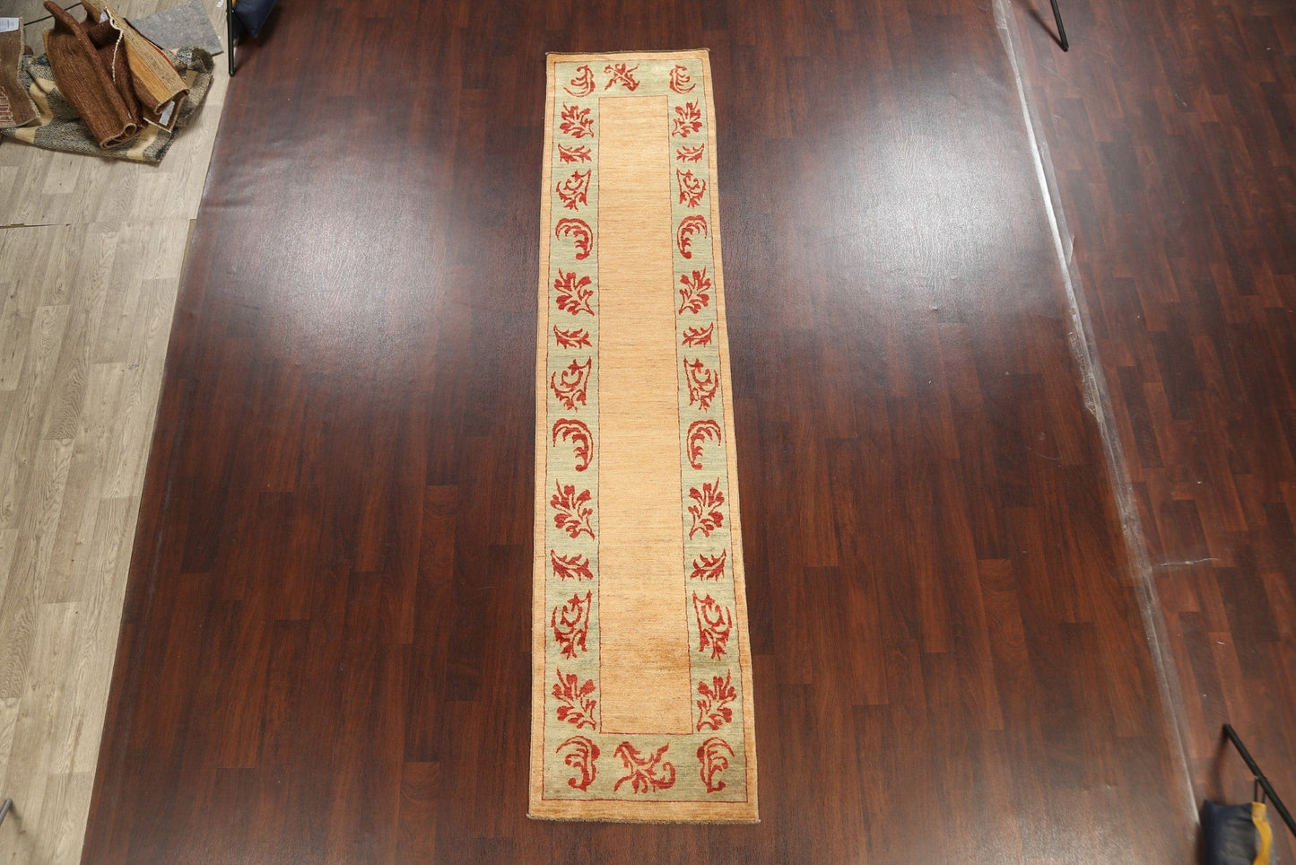 Contemporary Gabbeh Kashkoli Oriental Runner Rug 3x11