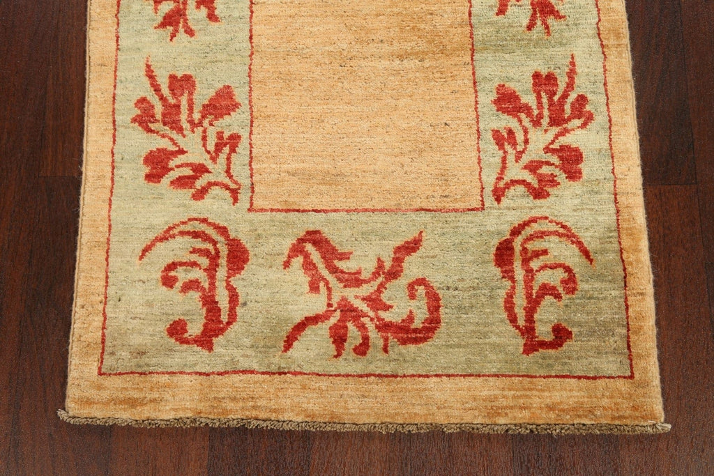 Contemporary Gabbeh Kashkoli Oriental Runner Rug 3x11