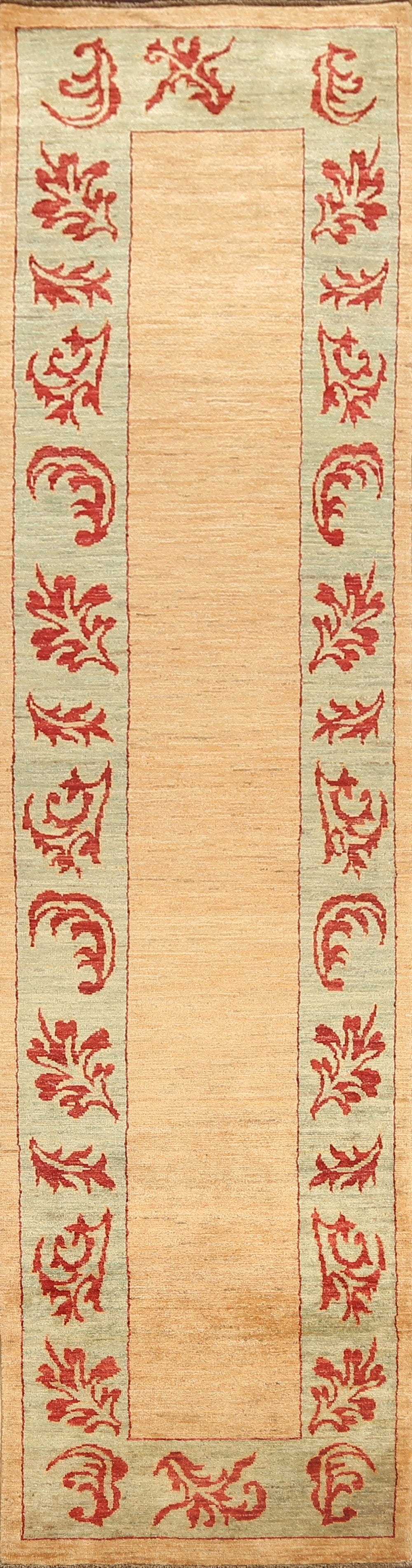 Contemporary Gabbeh Kashkoli Oriental Runner Rug 3x11