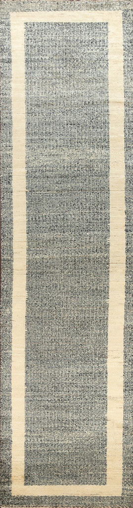 Contemporary Gabbeh Kashkoli Oriental Runner Rug 3x12