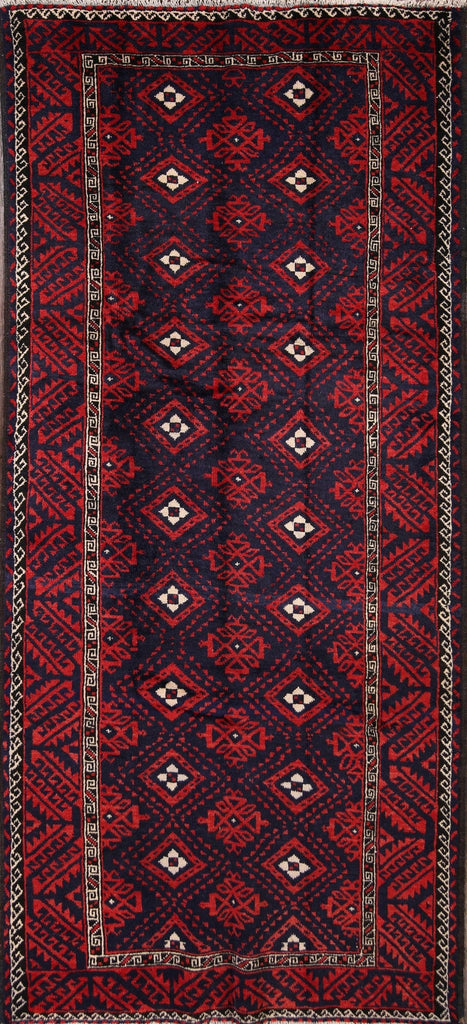 Geometric Balouch Persian Area Rug 5x10