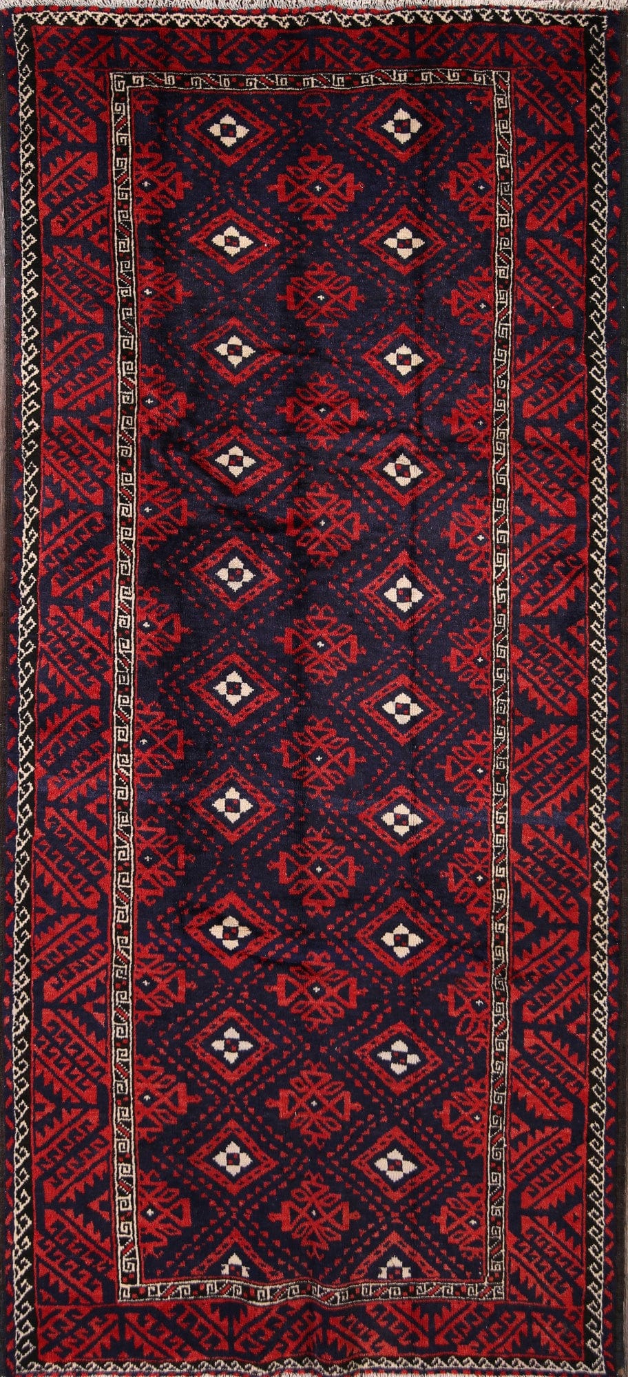 Geometric Balouch Persian Area Rug 5x10