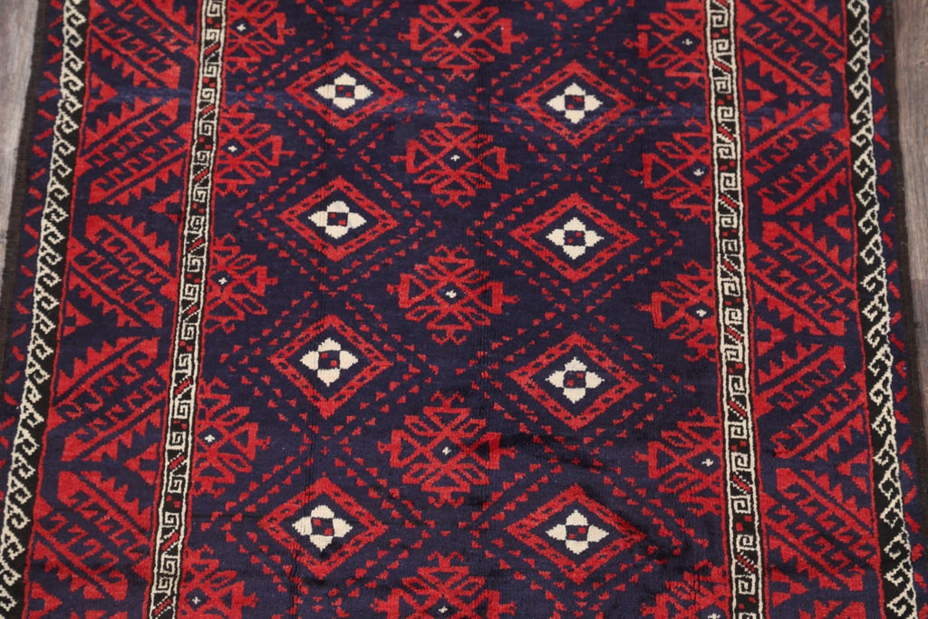 Geometric Balouch Persian Area Rug 5x10