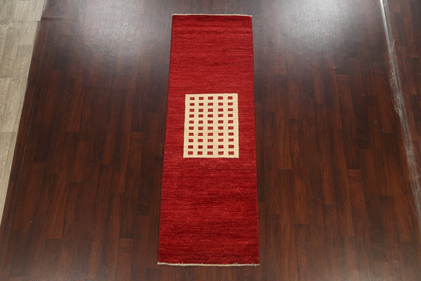 Contemporary Gabbeh Kashkoli Oriental Runner Rug 3x8