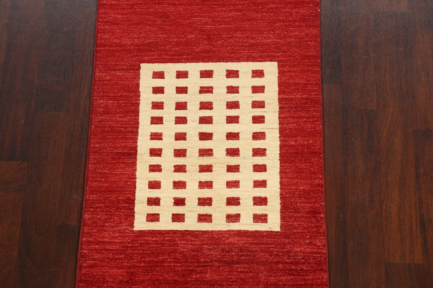 Contemporary Gabbeh Kashkoli Oriental Runner Rug 3x8