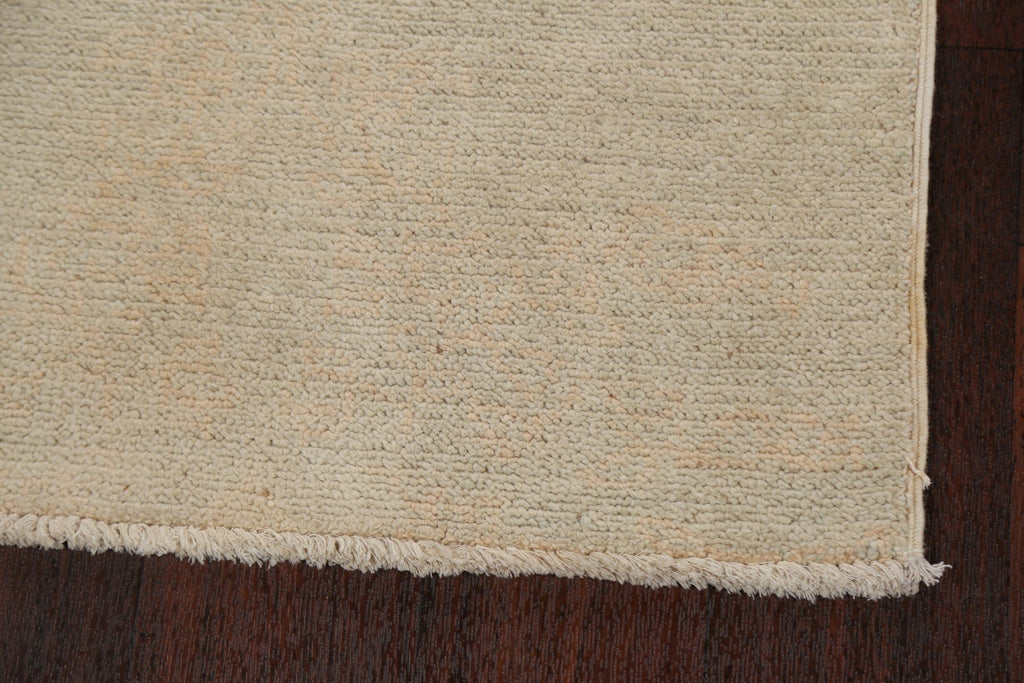 Contemporary Muted Gabbeh Kashkoli Oriental Runner Rug 3x10