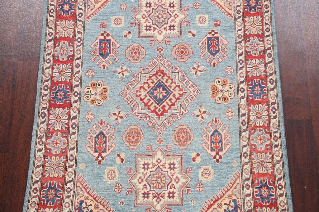 100% Vegetable Dye Super Kazak Oriental Area Rug 4x6