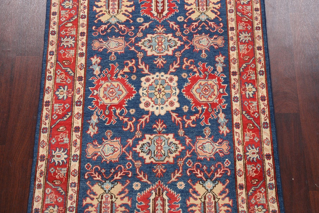 100% Vegetable Dye Super Kazak Oriental Area Rug 4x6