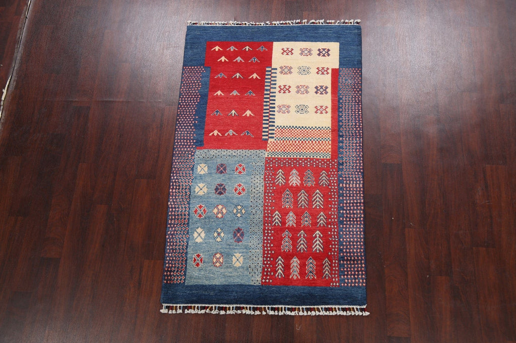 100% Vegetable Dye Super Kazak Area Rug 4x6