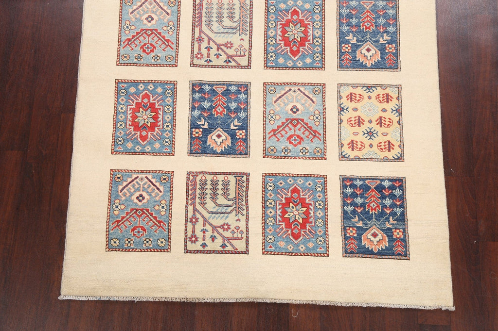 100% Vegetable Dye Super Kazak Oriental Area Rug 5x8