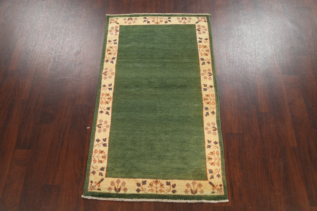 Contemporary Gabbeh Kashkoli Oriental Area Rug 3x5