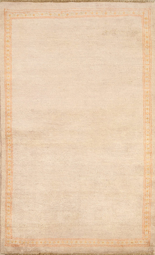 Contemporary Gabbeh Kashkoli Oriental Area Rug 3x4