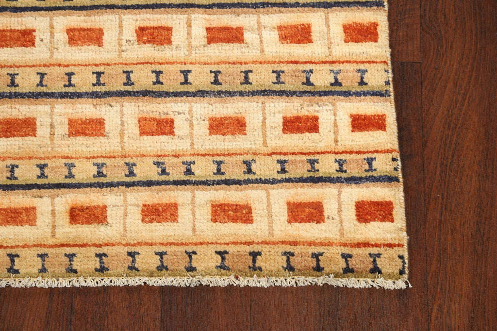 Geometric Gabbeh Kashkoli Oriental Area Rug 3x4