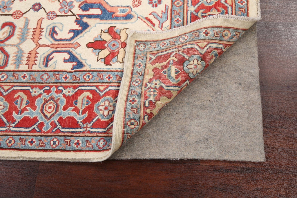 100% Vegetable Dye Super Kazak Oriental Area Rug 5x7