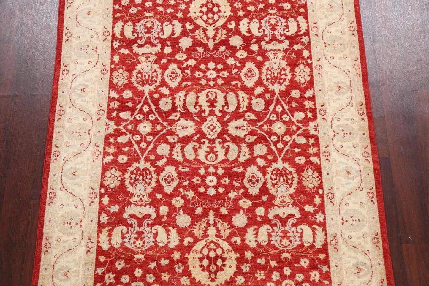 100% Vegetable Dye Peshawar Chobi Oriental Area Rug 5x7