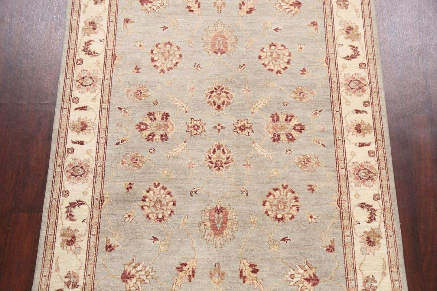 100% Vegetable Dye Peshawar Chobi Oriental Area Rug 5x7