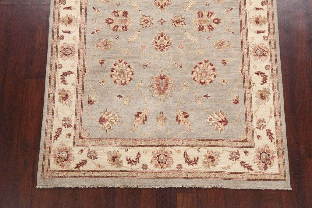 100% Vegetable Dye Peshawar Chobi Oriental Area Rug 5x7