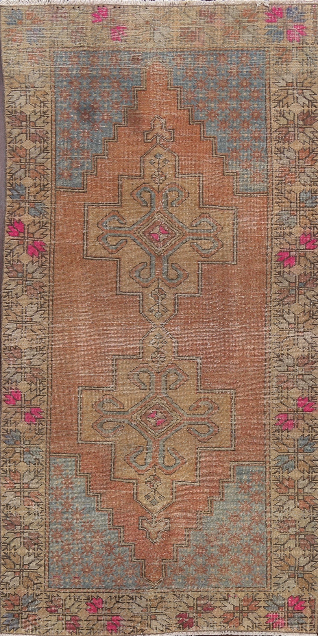 Tribal Geometric Anatolian Oriental Area Rug 4x8