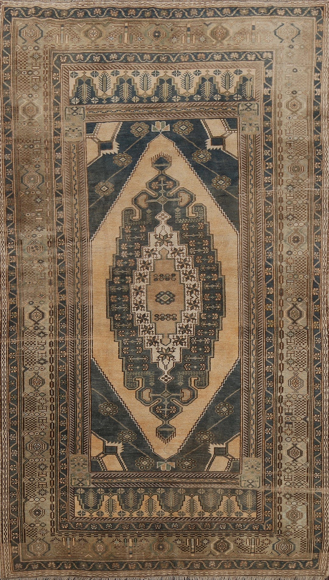 Tribal Geometric Anatolian Oriental Area Rug 4x8