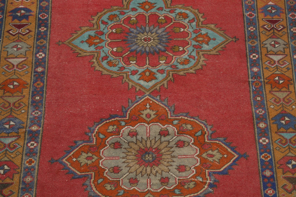 Geometric Anatolian Oriental Area Rug 5x11