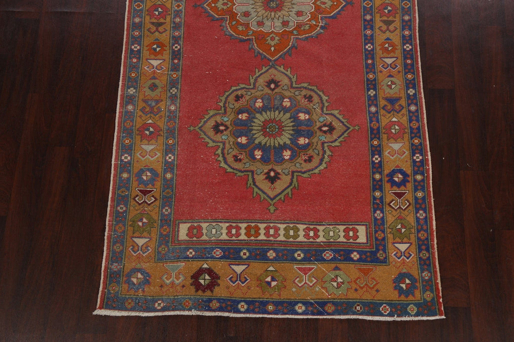 Geometric Anatolian Oriental Area Rug 5x11