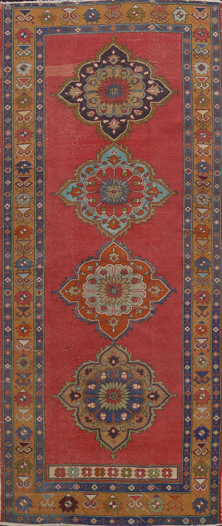 Geometric Anatolian Oriental Area Rug 5x11