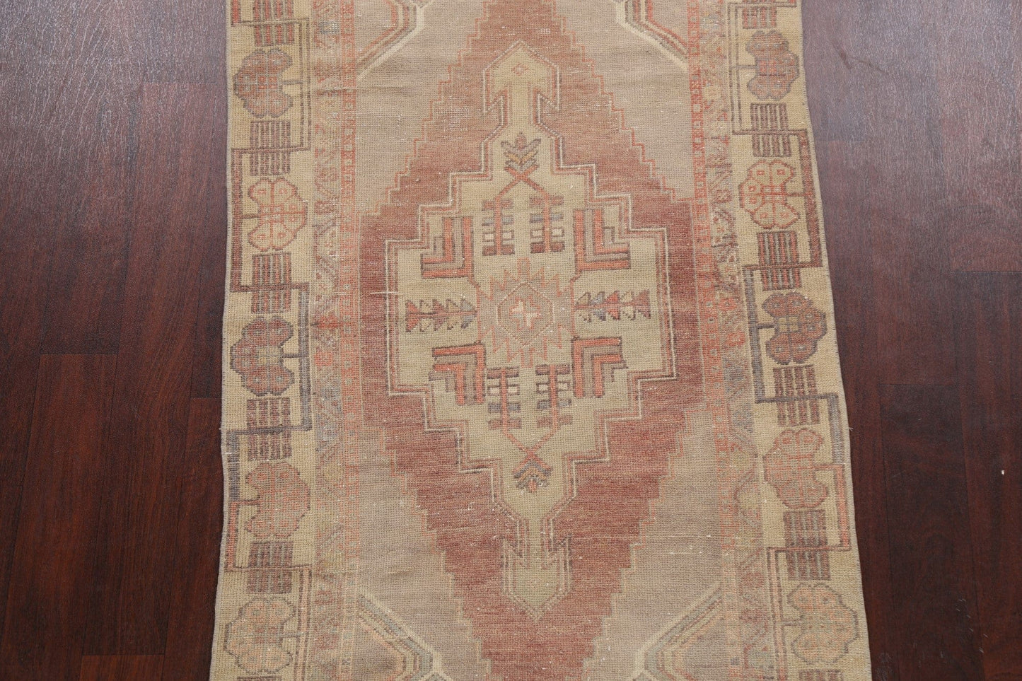 Antique Vegetable Dye Anatolian Oriental Area Rug 3x6