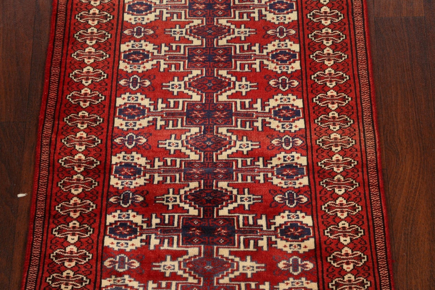 Square Geometric Turkoman Persian Area Rug 3x3