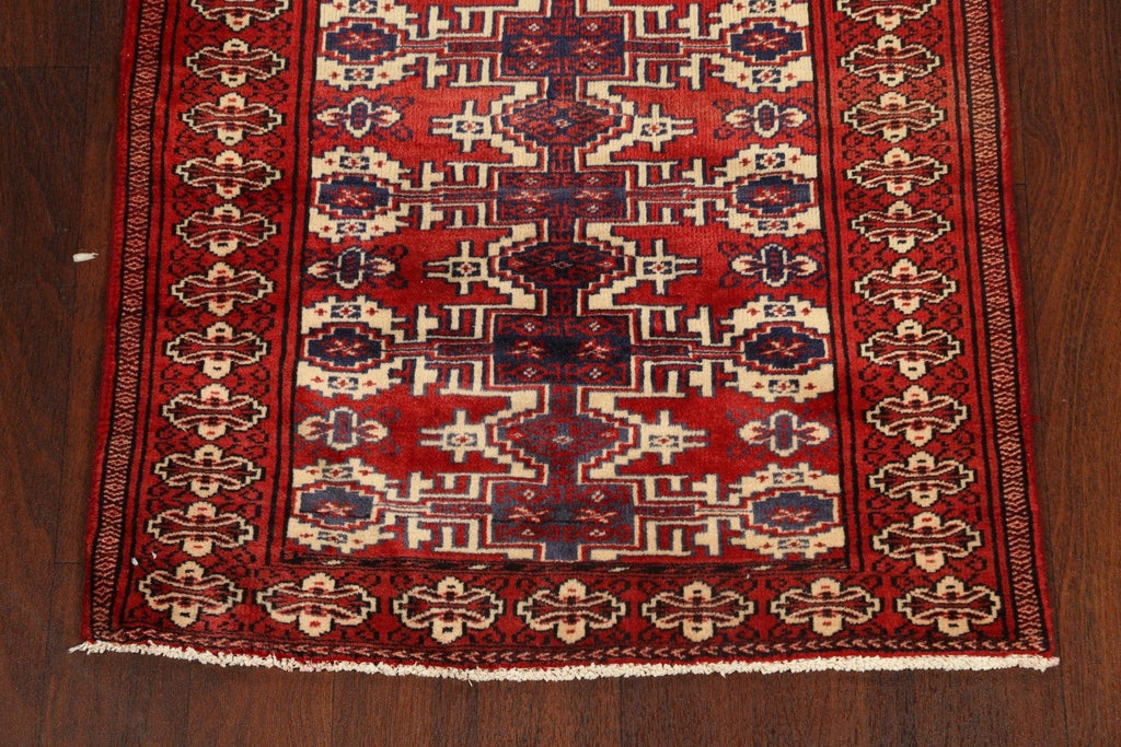 Square Geometric Turkoman Persian Area Rug 3x3