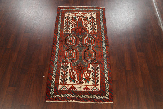 Tribal Geometric Shiraz Persian Area Rug 3x6