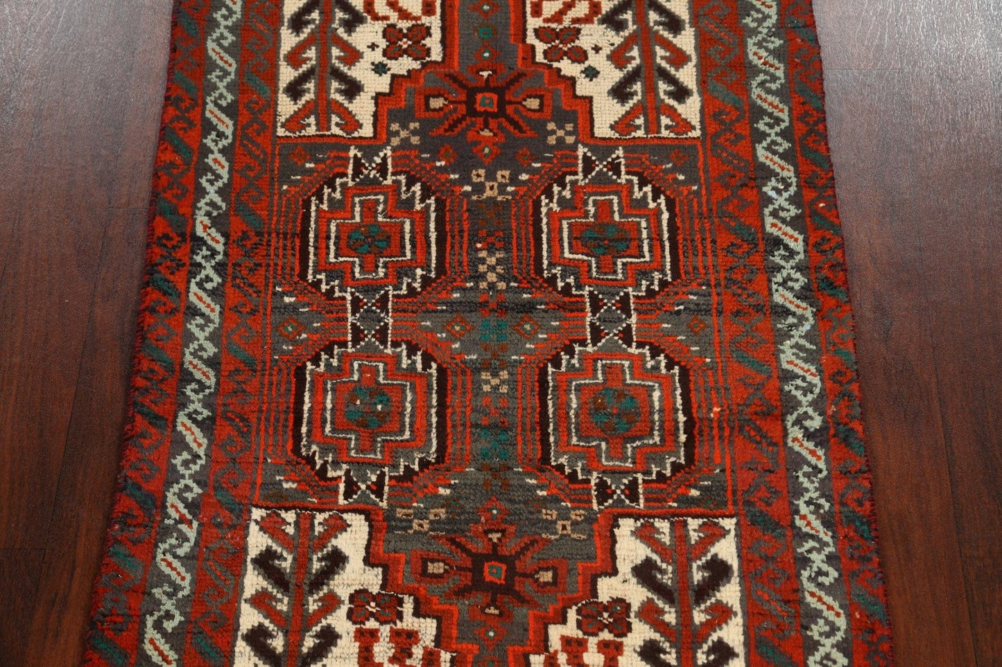 Tribal Geometric Shiraz Persian Area Rug 3x6