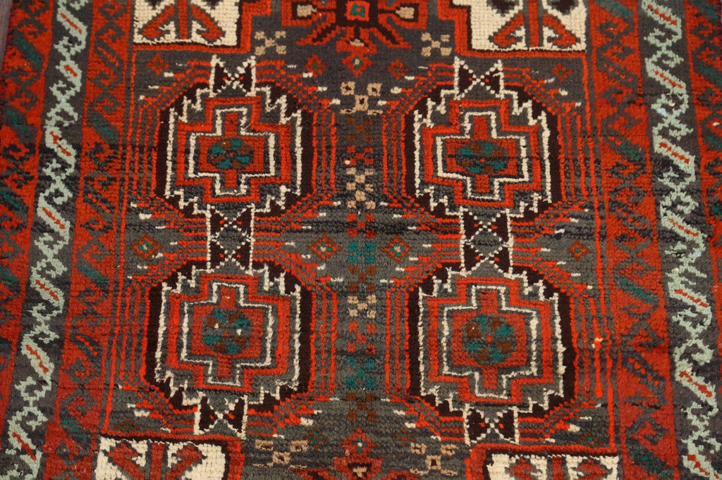 Tribal Geometric Shiraz Persian Area Rug 3x6