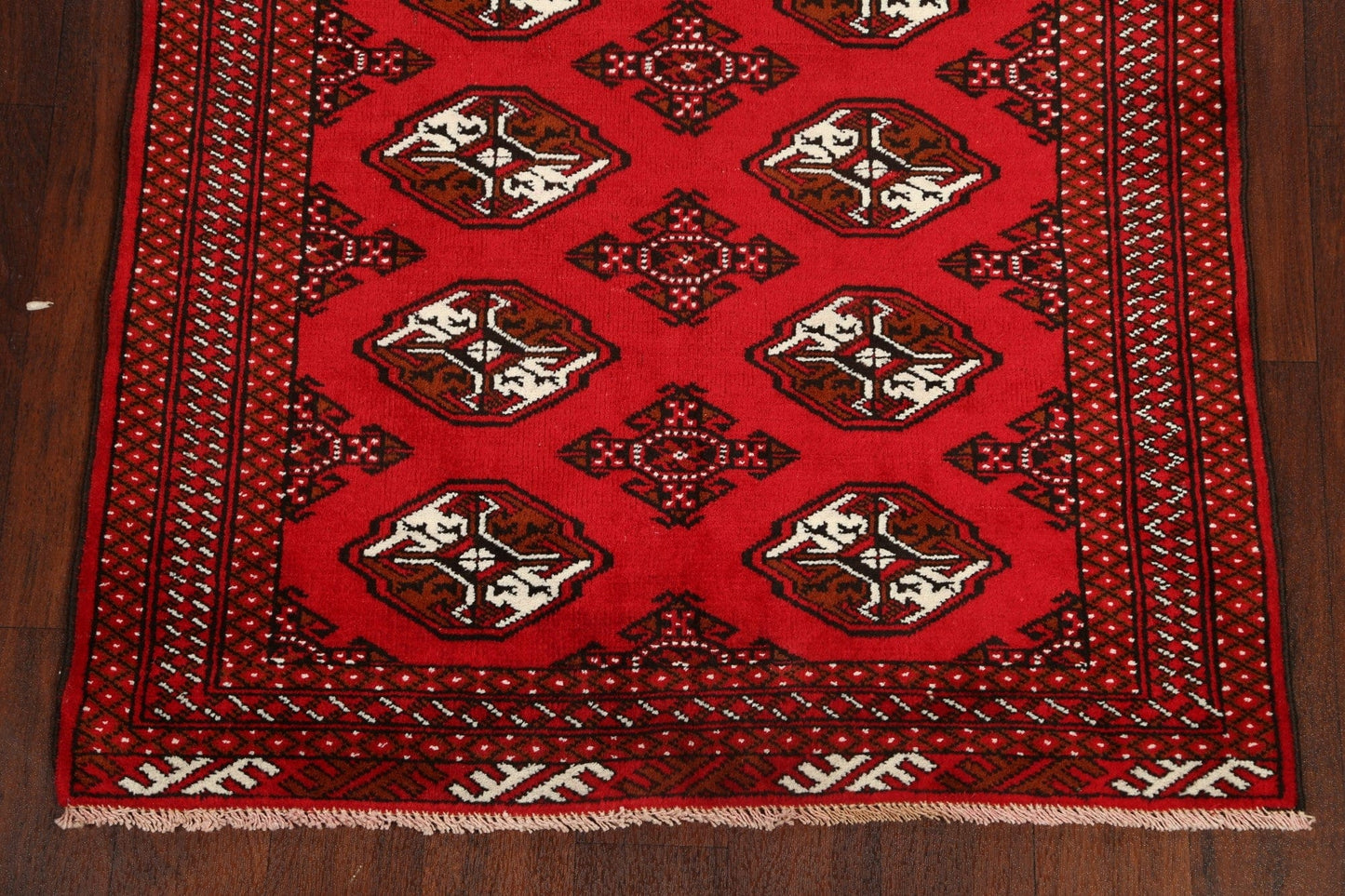 Elephant Foot Style Bokhara Oriental Area Rug 3x5