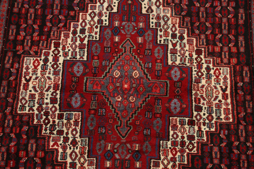 Tribal Geometric Bidjar Persian Area Rug 4x5