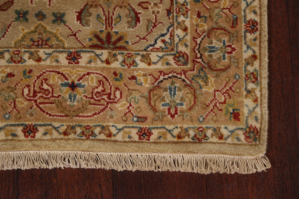 100% Vegetable Dye Fine Agra Oriental Runner Rug 3x13