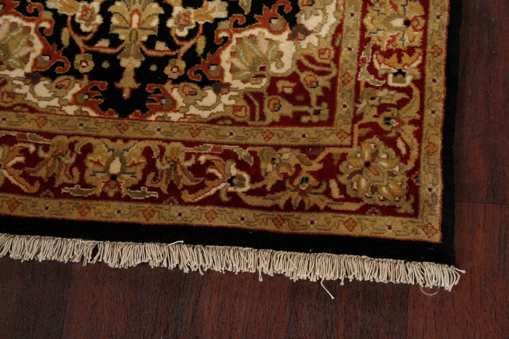 100% Vegetable Dye Fine Agra Oriental Runner Rug 3x10