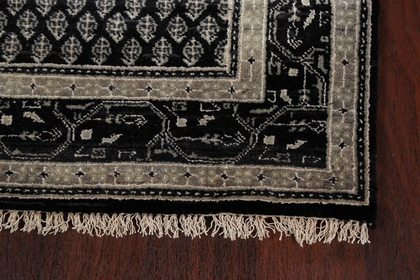 Set of 2 Vegetable Dye Boteh Botemir Oriental Runner Rugs 3x8