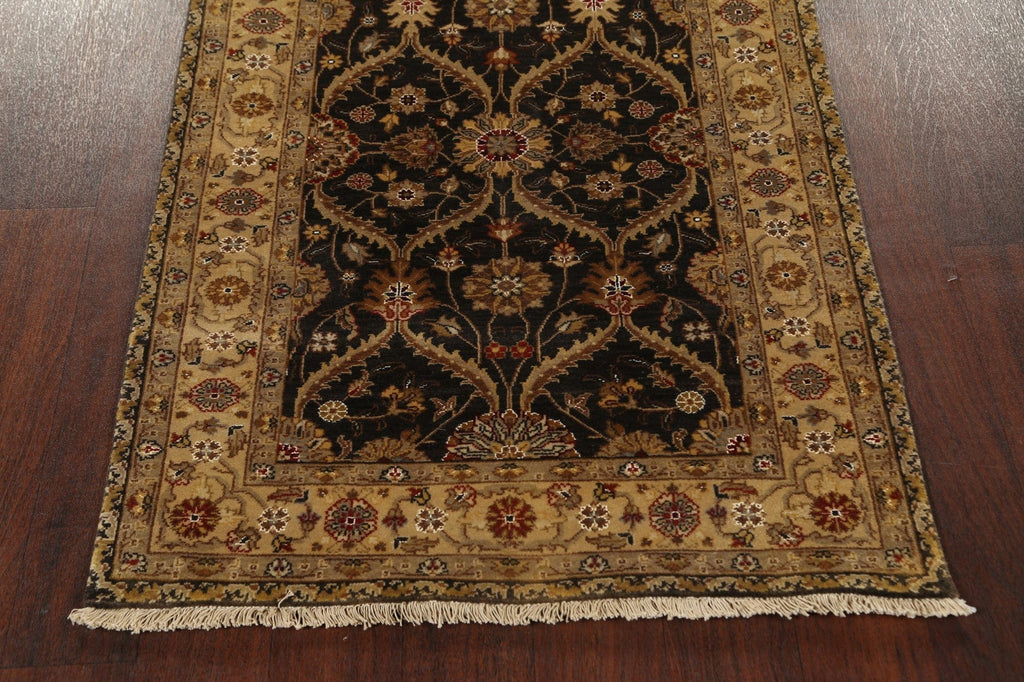 100% Vegetable Dye Fine Agra Oriental Runner Rug 3x14