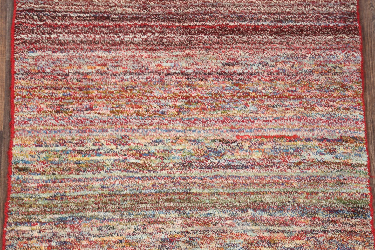 Color-full Modern 4x5 Gabbeh Shiraz Persian Area Rug